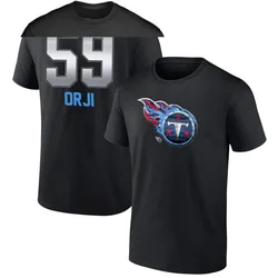 Anfernee Orji Tennessee Titans Youth Black by Midnight Mascot T-Shirt -