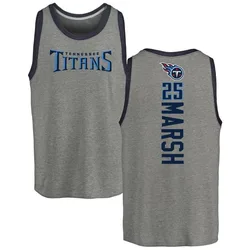 Armani Marsh Tennessee Titans Men's by Backer Tri-Blend Tank Top - Ash