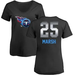 Armani Marsh Tennessee Titans Women's Black by Midnight Mascot T-Shirt -