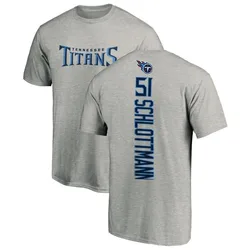 Austin Schlottmann Tennessee Titans Men's Backer T-Shirt - Ash