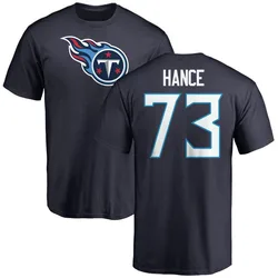 Blake Hance Tennessee Titans Men's Navy Name & Number Logo T-Shirt -