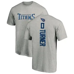 Cole Turner Tennessee Titans Men's Backer T-Shirt - Ash