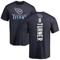 Cole Turner Tennessee Titans Men's Navy Backer T-Shirt -