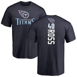 Davion Ross Tennessee Titans Youth Navy Backer T-Shirt -