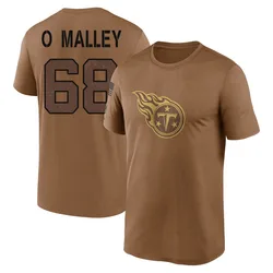 Devonte O'Malley Tennessee Titans Men's Legend Brown 2023 Salute To Service Performance T-Shirt