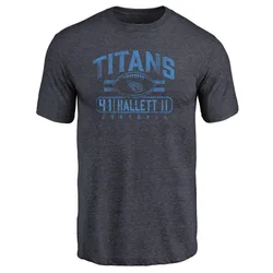 Erick Hallett II Tennessee Titans Youth Navy by Flanker Tri-Blend T-Shirt -