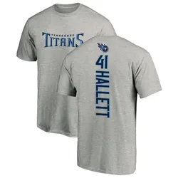 Erick Hallett Tennessee Titans Men's Backer T-Shirt - Ash