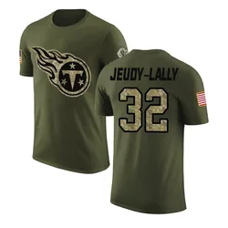 Gabe Jeudy-Lally Tennessee Titans Men's Legend Olive Salute to Service T-Shirt