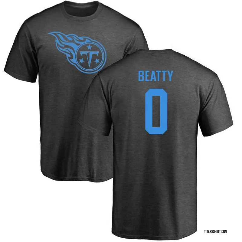 Hank Beatty Tennessee Titans Youth by One Color T-Shirt - Ash
