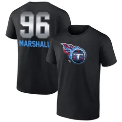 Jackie Marshall Tennessee Titans Youth Black by Midnight Mascot T-Shirt -