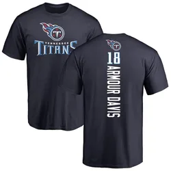 Jalyn Armour-Davis Tennessee Titans Youth Navy Backer T-Shirt -