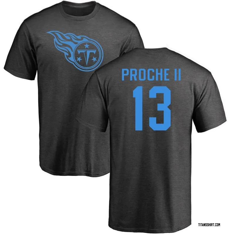 James Proche II Tennessee Titans Youth by One Color T-Shirt - Ash