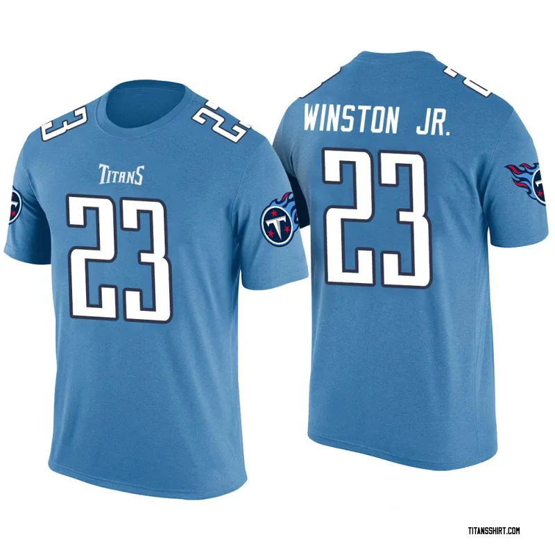 Kevin Winston Jr. Tennessee Titans Youth Legend Blue Color Rush T-Shirt