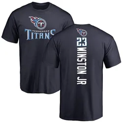 Kevin Winston Jr. Tennessee Titans Youth Navy Backer T-Shirt -