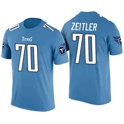 Kevin Zeitler Tennessee Titans Youth Legend Blue Color Rush T-Shirt