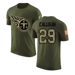 Keydrain Calligan Tennessee Titans Men's Legend Olive Salute to Service T-Shirt