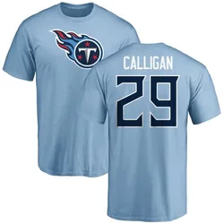 Keydrain Calligan Tennessee Titans Youth Light Blue Name & Number Logo T-Shirt -