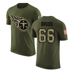 Logan Bruss Tennessee Titans Men's Legend Olive Salute to Service T-Shirt
