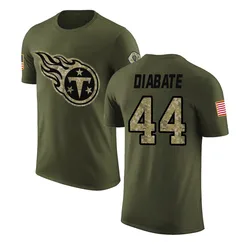 Mohamoud Diabate Tennessee Titans Men's Legend Olive Salute to Service T-Shirt