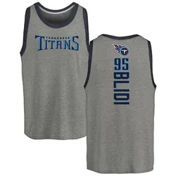 Philip Blidi Tennessee Titans Youth by Backer Tri-Blend Tank Top - Ash