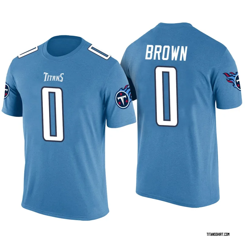 Sean Brown Tennessee Titans Men's Legend Blue Color Rush T-Shirt