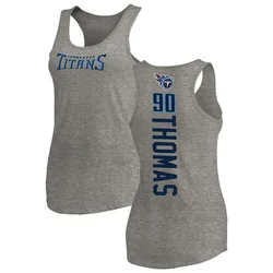 Solomon Thomas Tennessee Titans Women's by Backer Tri-Blend Tank Top - Ash