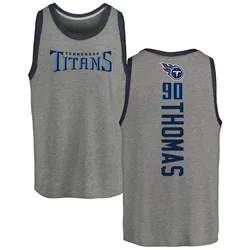 Solomon Thomas Tennessee Titans Youth by Backer Tri-Blend Tank Top - Ash