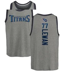Taylor Lewan Tennessee Titans Youth by Backer Tri-Blend Tank Top - Ash