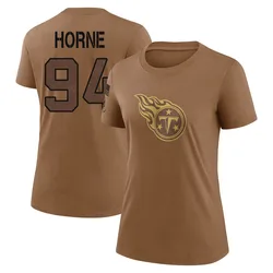 Timmy Horne Tennessee Titans Women's Legend Brown 2023 Salute To Service Performance T-Shirt